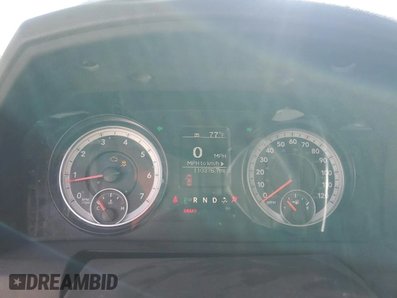 2015 Ram 1500 Tradesman with VIN 3C6RR7KT0FG683410, listed as a Copart auction lot 49448815 with 110,376 mi miles and Salvage title. Bid and sale history available at DreamBid. Image 9.