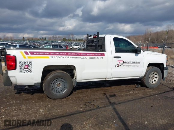 2015 Chevrolet Silverado 1500 Work Truck with VIN 1GCNKPEC6FZ311786, listed as a IAAI auction lot 41697288 with 349,598 mi miles. Bid and sale history available at carsss.com. Image 13.