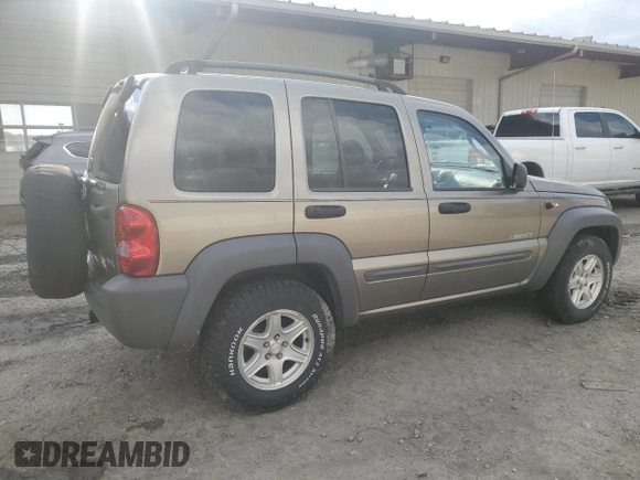 2004 Jeep Liberty Sport with VIN 1J4GL48K04W105430, listed as a Copart auction lot 50287225 with 135,682 mi miles and Clean Title. Bid and sale history available at carsss.com. Image 3.