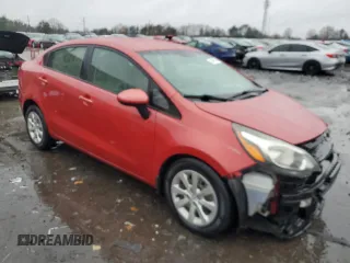 2014 Kia Rio LX with VIN KNADM4A30E6406903, listed as a Copart auction lot 84496174 with 156,250 mi miles and Salvage Title. Bid and sale history available at carsss.com. Image 4.