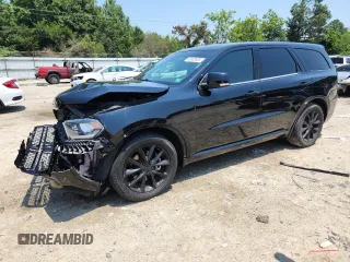 2017 Dodge Durango R/T with VIN 1C4SDJCT1HC944294, listed as a Copart auction lot 63930435 with 74,540 mi miles and Salvage title. Bid and sale history available at DreamBid. Image 1.