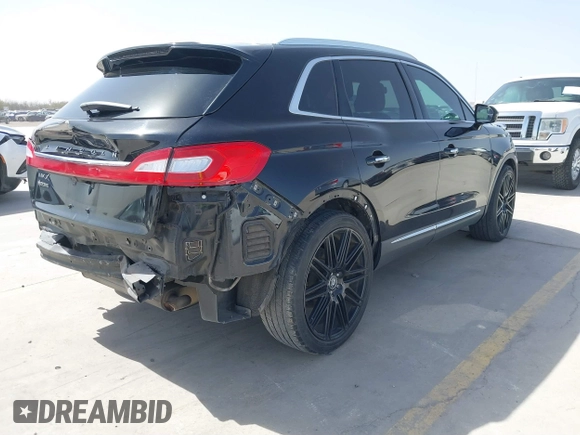 2016 Lincoln MKX Premiere with VIN 2LMTJ6JR7GBL75287, listed as a IAAI auction lot 41697039 with 85,943 mi miles. Bid and sale history available at carsss.com. Image 4.