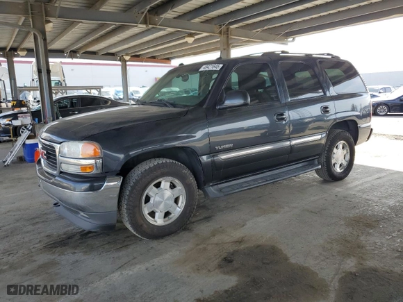 2005 GMC Yukon SLT with VIN 1GKEK13T45J168550, listed as a Copart auction lot 48421645 with 170,974 mi miles and Salvage Title. Bid and sale history available at carsss.com. Image 1.