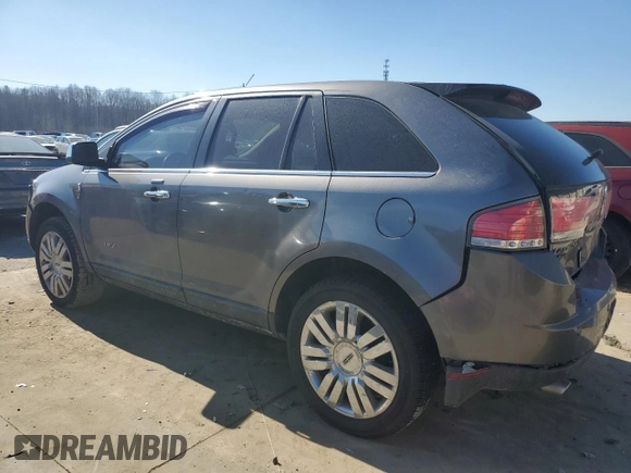 2010 Lincoln MKX with VIN 2LMDJ8JC2ABJ25880, listed as a Copart auction lot 46810725 with 109,792 mi miles and Salvage Title. Bid and sale history available at carsss.com. Image 2.