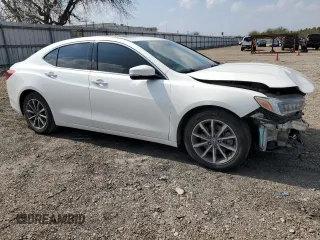 2020 Acura TLX w/Technology Pkg with VIN 19UUB1F57LA013087, listed as a Copart auction lot 44241445 with 90,056 mi miles and Salvage Title. Bid and sale history available at carsss.com. Image 4.