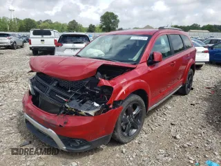2018 Dodge Journey Crossroad with VIN 3C4PDCGG4JT379158, listed as a Copart auction lot 54751074 with 96,804 mi miles and Salvage title. Bid and sale history available at DreamBid. Image 1.
