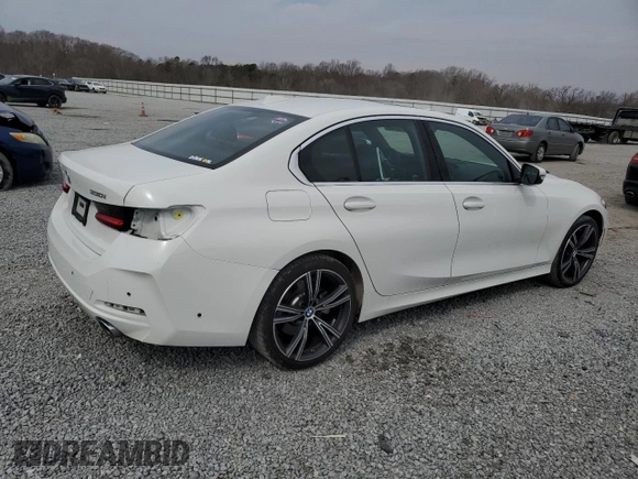 2024 BMW 3 Series 330i with VIN 3MW69FF01R8D80766, listed as a Copart auction lot 46919395 with 17,774 mi miles and Salvage Title. Bid and sale history available at carsss.com. Image 3.