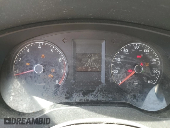 2011 Volkswagen Jetta SE with VIN 3VWDZ7AJ8BM360976, listed as a Copart auction lot 62428185 with 234,172 mi miles and Clean title. Bid and sale history available at DreamBid. Image 9.