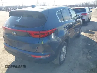2018 Kia Sportage LX with VIN KNDPM3AC1J7453713, listed as a IAAI auction lot 41677259 with 165,792 mi miles and . Bid and sale history available at carsss.com. Image 4.