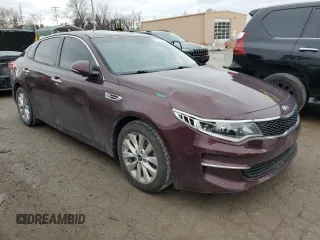 2017 Kia Optima LX with VIN 5XXGT4L35HG166544, listed as a Copart auction lot 43211275 with 124,274 mi miles and Clean Title. Bid and sale history available at carsss.com. Image 4.