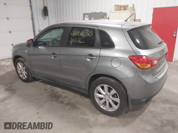 2015 Mitsubishi Outlander Sport ES with VIN 4A4AR3AU0FE014305, listed as a IAAI auction lot 41808030 with 90,753 mi miles. Bid and sale history available at carsss.com. Image 3.