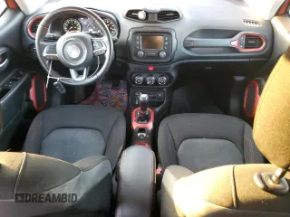 2016 Jeep Renegade Trailhawk with VIN ZACCJBCT9GPC70330, listed as a Copart auction lot 52934805 with 125,113 mi miles and Salvage title. Bid and sale history available at DreamBid. Image 8.