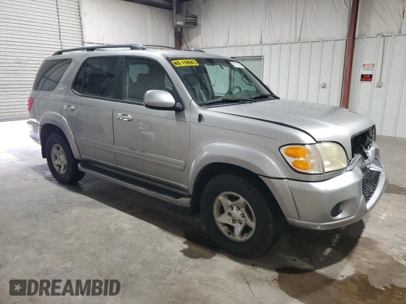 2002 Toyota Sequoia SR5 with VIN 5TDZT34A02S130623, listed as a Copart auction lot 55730225 with 180,212 mi miles and Clean Title. Bid and sale history available at DreamBid. Image 4.
