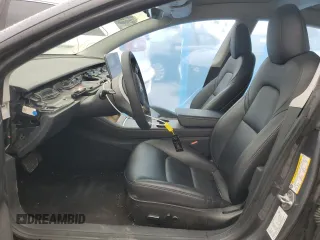 2023 Tesla Model 3 with VIN 5YJ3E1EA3PF541593, listed as a Copart auction lot 43926455 with 26,593 mi miles and Salvage title. Bid and sale history available at DreamBid. Image 7.