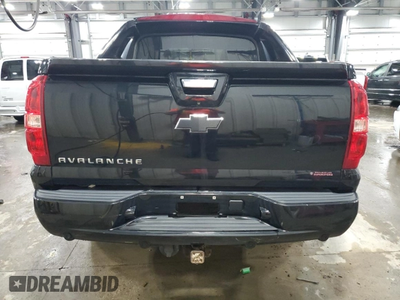 2013 Chevrolet Avalanche LT with VIN 3GNTKFE72DG230454, listed as a Copart auction lot 56172725 with 146,777 mi miles and Salvage title. Bid and sale history available at DreamBid. Image 6.