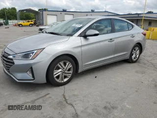2020 Hyundai Elantra SEL with VIN 5NPD84LF8LH619583, listed as a Copart auction lot 57027015 with 72,151 mi miles and Salvage title. Bid and sale history available at DreamBid. Image 1.
