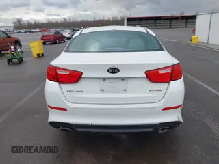 2015 Kia Optima EX with VIN 5XXGN4A7XFG429821, listed as a IAAI auction lot 41707204 with 134,383 mi miles. Bid and sale history available at carsss.com. Image 16.