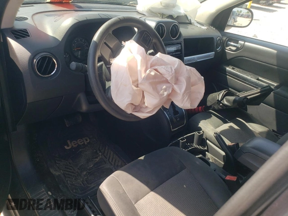 2016 Jeep Compass Sport with VIN 1C4NJCBA8GD524588, listed as a Copart auction lot 53858485 with 137,396 mi miles and Non repairable. Bid and sale history available at DreamBid. Image 8.
