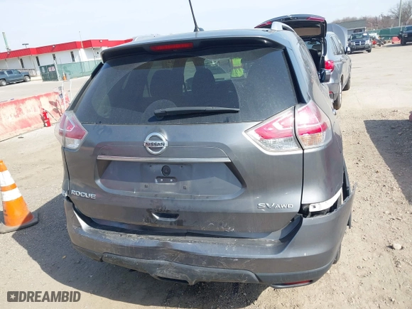 2015 Nissan Rogue SV with VIN KNMAT2MV1FP524545, listed as a IAAI auction lot 41848086 with 188,141 mi miles. Bid and sale history available at carsss.com. Image 17.