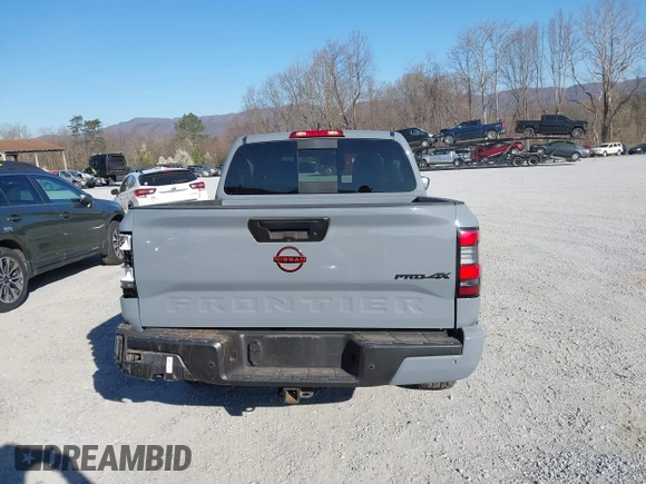 2023 Nissan Frontier PRO-4X with VIN 1N6ED1EK0PN658776, listed as a IAAI auction lot 41864687 with 15,783 mi miles. Bid and sale history available at carsss.com. Image 17.