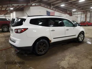 2013 Chevrolet Traverse LS with VIN 1GNKRFED5DJ184999, listed as a Copart auction lot 52169635 with 0 mi miles and Clean Title. Bid and sale history available at carsss.com. Image 3.