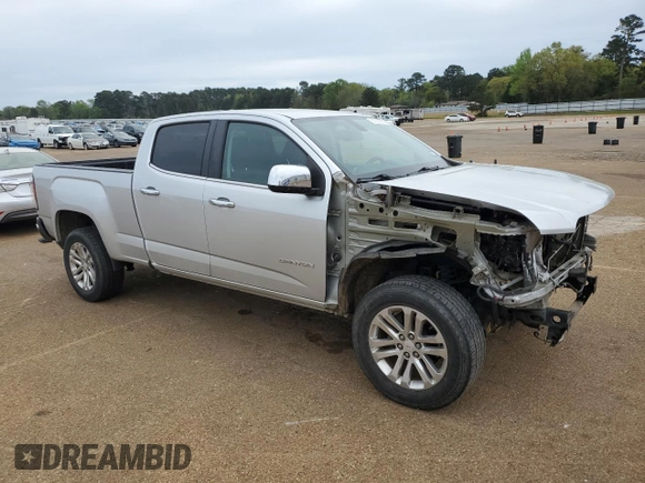 2015 GMC Canyon 2WD SLT with VIN 1GTG5CE32F1126691, listed as a Copart auction lot 51075015 with 111,400 mi miles and Salvage Title. Bid and sale history available at carsss.com. Image 4.