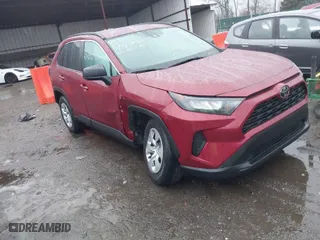 2021 Toyota RAV4 LE with VIN 2T3H1RFV7MW176326, listed as a IAAI auction lot 41441240 with 55,958 mi miles. Bid and sale history available at carsss.com. Image 1.