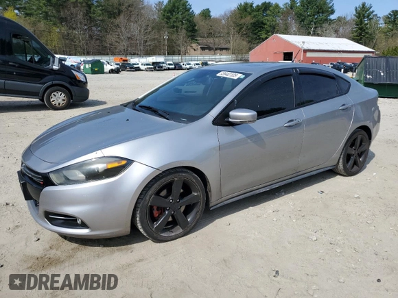 2015 Dodge Dart GT with VIN 1C3CDFEBXFD166403, listed as a Copart auction lot 53940105 with 130,242 mi miles and Clean Title. Bid and sale history available at DreamBid. Image 1.