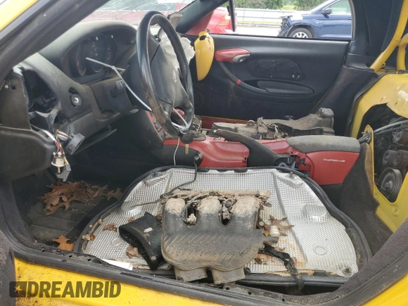 2002 Porsche Boxster with VIN WP0CA29842U621851, listed as a Copart auction lot 56872965 with Not provided miles and Clean title. Bid and sale history available at DreamBid. Image 7.