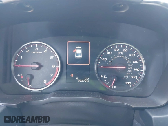 2023 Subaru WRX with VIN JF1VBAA61P9821466, listed as a IAAI auction lot 42091245 with 28,278 mi miles and . Bid and sale history available at DreamBid. Image 7.