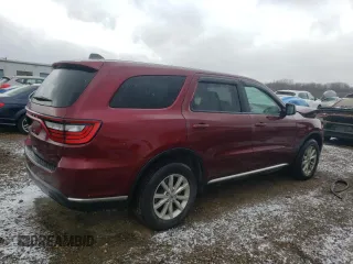 2020 Dodge Durango SXT Plus with VIN 1C4RDJAG5LC355990, listed as a Copart auction lot 84462954 with 67,324 mi miles and Salvage Title. Bid and sale history available at DreamBid. Image 3.