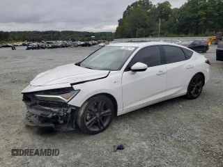 2023 Acura Integra w/A-Spec Package with VIN 19UDE4H34PA008438, listed as a Copart auction lot 72038714 with 16,410 mi miles and Salvage Title. Bid and sale history available at carsss.com. Image 1.