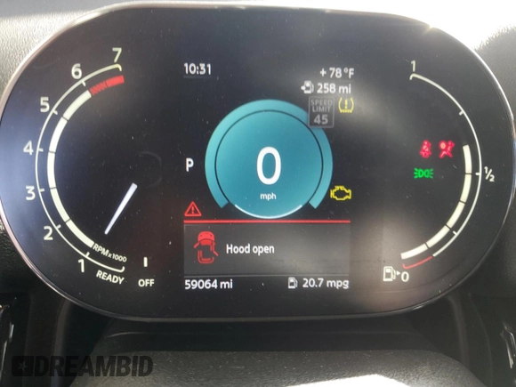 2022 MINI Countryman Cooper z VIN WMZ43BR09N3N69507, wystawiony jako Copart lot #80332204 z przebiegiem 59 064 mil mil oraz Szkoda całkowita • Salvage title. Historia ofert i sprzedaży dostępna na DreamBid. Obrazek 9.