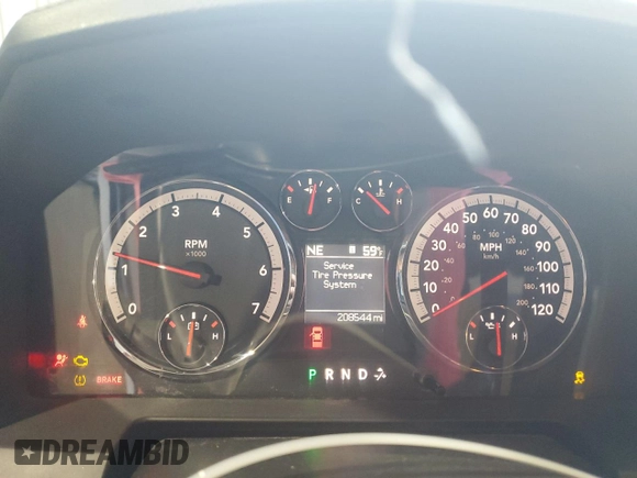 2012 Ram 1500 Sport with VIN 1C6RD7HT1CS198249, listed as a Copart auction lot 53882215 with 208,544 mi miles and Salvage title. Bid and sale history available at DreamBid. Image 9.