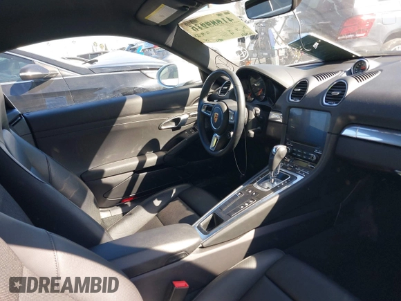 2021 Porsche Cayman with VIN WP0AA2A80MS260426, listed as a IAAI auction lot 41680025 with 19,804 mi miles and . Bid and sale history available at DreamBid. Image 5.