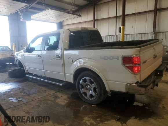 2010 Ford F-150 XL with VIN 1FTFW1EV2AFA49556, listed as a Copart auction lot 62286275 with 154,176 mi miles and Salvage title. Bid and sale history available at DreamBid. Image 2.