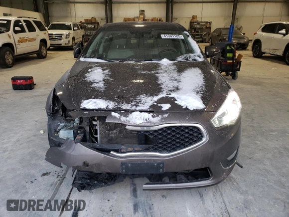 2014 Kia Cadenza Premium with VIN KNALN4D74E5141707, listed as a Copart auction lot 41341185 with 137,325 mi miles and Salvage Title. Bid and sale history available at carsss.com. Image 5.