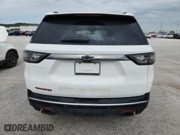 2019 Chevrolet Traverse Premier z VIN 1GNERKKW3KJ316442, wystawiony jako Copart lot #58150005 z przebiegiem 121 332 mil mil oraz Szkoda całkowita • Salvage title. Historia ofert i sprzedaży dostępna na DreamBid. Obrazek 6.
