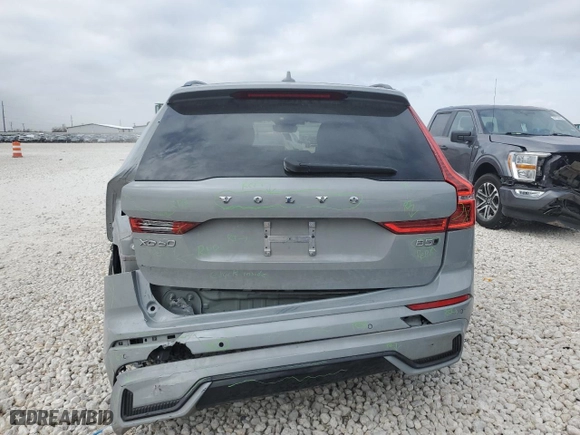 2024 Volvo XC60 Core Dark Theme with VIN YV4L12RKXR1763710, listed as a Copart auction lot 48162225 with 12,694 mi miles and Salvage Title. Bid and sale history available at carsss.com. Image 6.