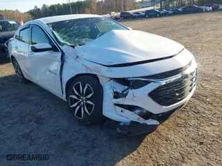 2020 Chevrolet Malibu RS with VIN 1G1ZG5ST1LF147736, listed as a IAAI auction lot 41723368 with 87,635 mi miles. Bid and sale history available at carsss.com. Image 1.