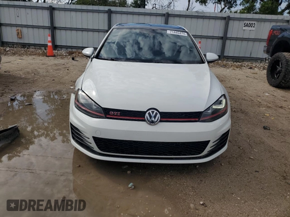 2017 Volkswagen Golf GTI Autobahn with VIN 3VW547AU5HM021131, listed as a Copart auction lot 71445474 with 121,060 mi miles and Salvage Title. Bid and sale history available at carsss.com. Image 5.