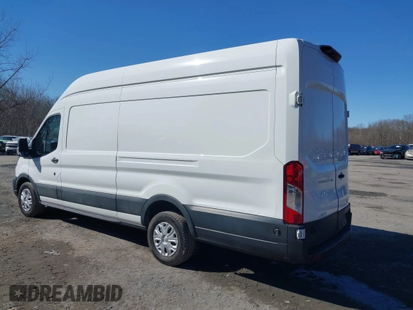 2021 Ford Transit Cargo with VIN 1FTBW3XG9MKA38848, listed as a IAAI auction lot 41838288 with 48,729 mi miles. Bid and sale history available at carsss.com. Image 3.
