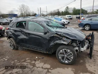 2023 Hyundai Kona SEL with VIN KM8K33AG3PU190274, listed as a Copart auction lot 51913255 with 49,974 mi miles and Non Repairable. Bid and sale history available at carsss.com. Image 4.