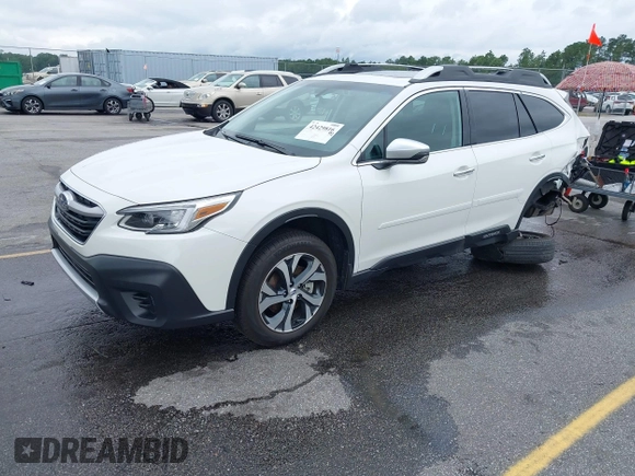 2021 Subaru Outback Touring with VIN 4S4BTAPC6M3186715, listed as a IAAI auction lot 42429816 with 28,784 mi miles and . Bid and sale history available at DreamBid. Image 2.