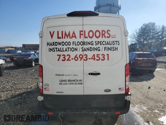 2020 Ford Transit with VIN 1FTBW9CGXLKB19851, listed as a Copart auction lot 83315454 with 174,359 mi miles and Salvage title. Bid and sale history available at DreamBid. Image 6.