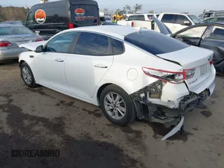 2018 Kia Optima LX with VIN 5XXGT4L37JG184209, listed as a IAAI auction lot 41905891 with 109,931 mi miles. Bid and sale history available at carsss.com. Image 3.