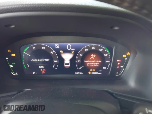 2023 Honda Accord Touring with VIN 1HGCY2F87PA039060, listed as a IAAI auction lot 42382912 with 36,007 mi miles and . Bid and sale history available at DreamBid. Image 7.