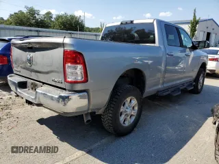 2020 Ram 2500 Big Horn with VIN 3C6UR5DJ6LG263480, listed as a Copart auction lot 72537464 with 42,865 mi miles and Salvage Title. Bid and sale history available at carsss.com. Image 3.