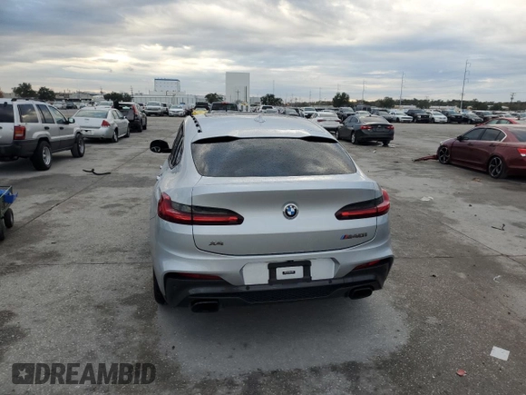 2021 BMW X4 M40i with VIN 5UX2V5C07M9G03839, listed as a Copart auction lot 79852123 with 0 mi miles. Bid and sale history available at carsss.com. Image 6.