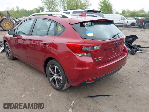 2021 Subaru Impreza Premium с VIN 4S3GTAD60M3706741, выставлен на аукционе IAAI как лот 42194562 с пробегом 9 785 миль миль и . История ставок и продаж доступна на DreamBid. Изображение 3.